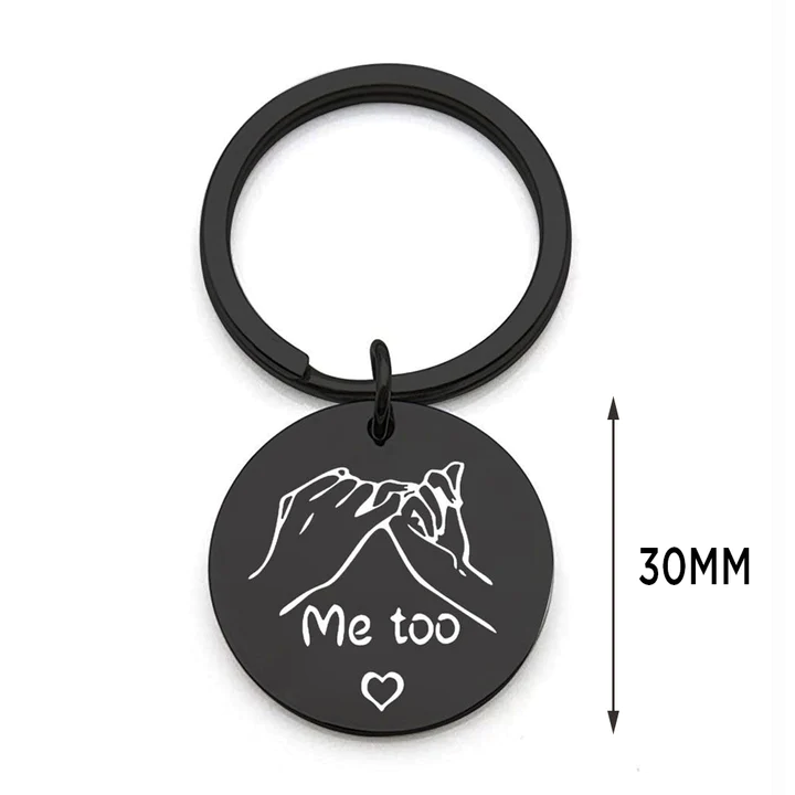 20pcs Custom Custom Logo Stainless Steel Keychain For Gift